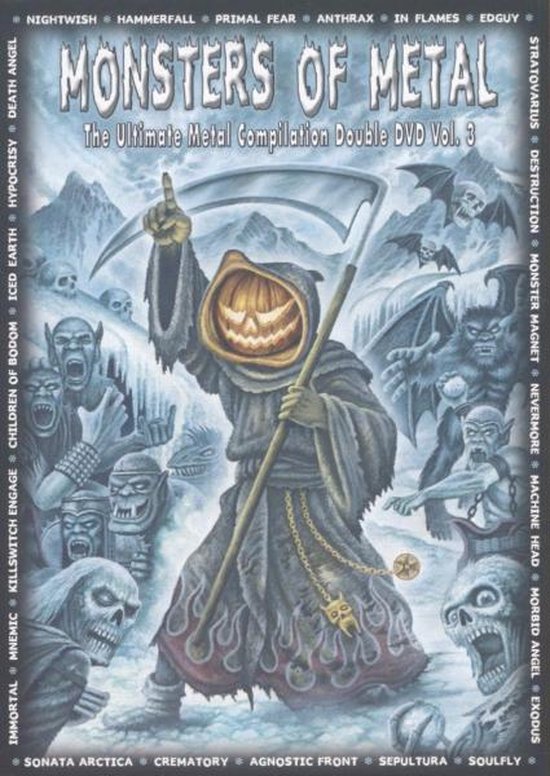 Cover van de film 'Various Artists - Monsters Of Metal 3'
