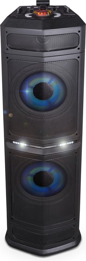 Noonday DJ Party Speaker Tower XXL Slim | Bluetooth Speaker | Party mixer  geluidseffecten | bol.com