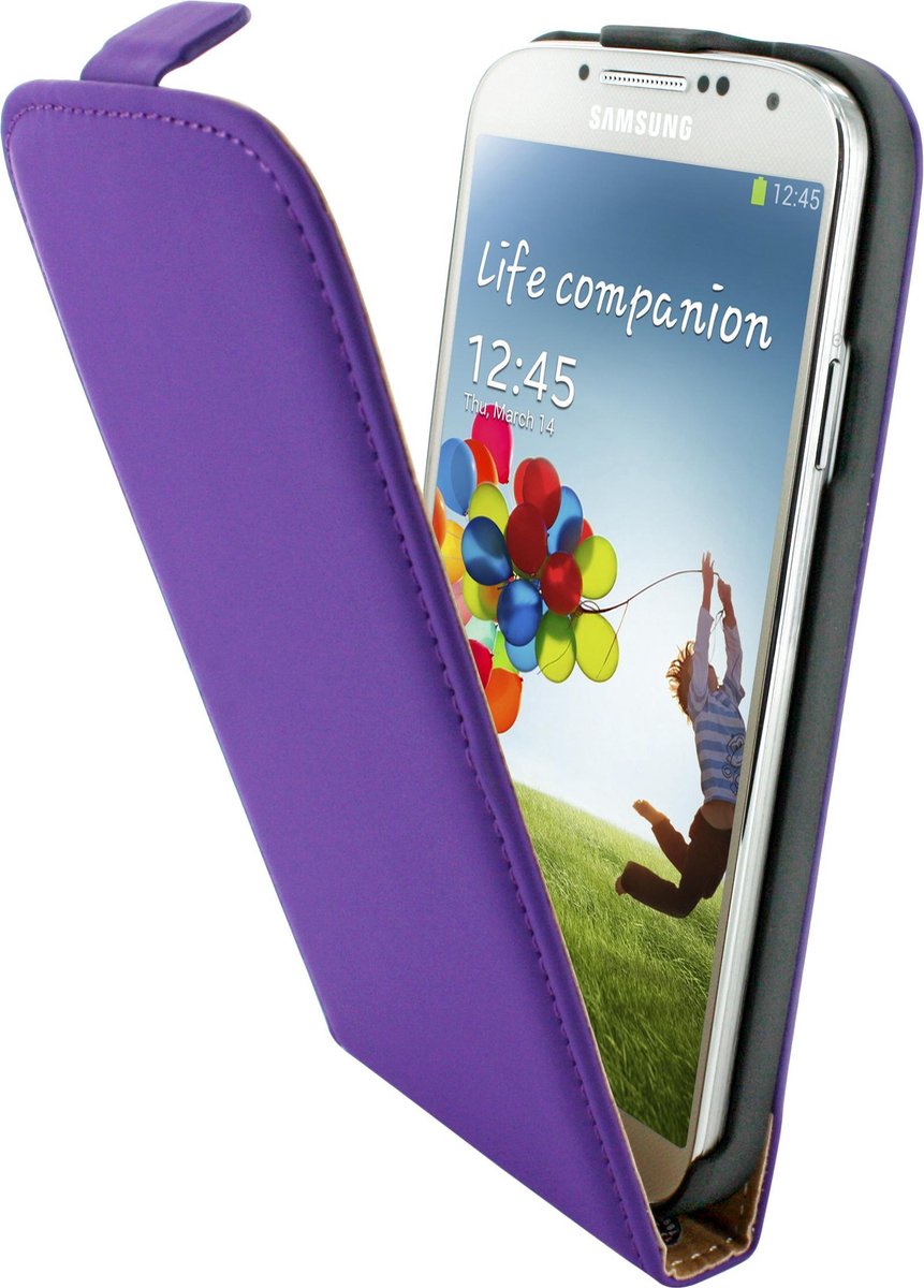 Mobiparts Premium Flip Case Samsung Galaxy S4 Purple