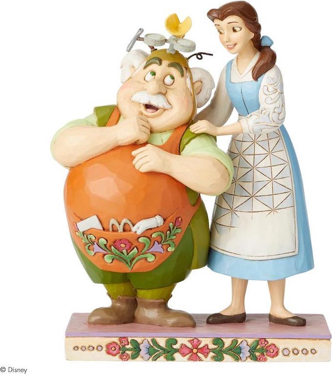 Disney beeldje - Traditions collectie - Devoted Daughter - Belle & Maurice - Beauty & the Beast / Belle & het Beest