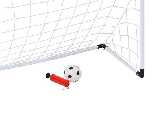 Voetbaldoel Set - Voetbal Goal - Kleine Mini Doeltjes Met Bal & Voetbalpomp - Voetbalgoal Doelen - 2 Stuks - Merkloos