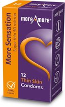 MoreAmore Thin Skin - 12 stuks - Condooms