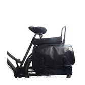 Hooodie Big Cushie Black Solid - zacht fietskussen voor op bagagedrager in effen zwart
