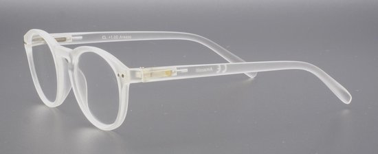 Amazotti Retro Leesbril – Transparant– Sterkte +1.50 - Amazotti