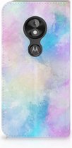 Motorola Moto E5 Play Uniek Standcase Hoesje Watercolor Light