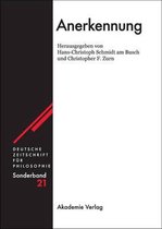 Deutsche Zeitschrift F�r Philosophie / Sonderb�nde- Anerkennung