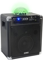 Mobiele Luidspreakerbox met Draadloze microfoon en ASTRO LED licht effect