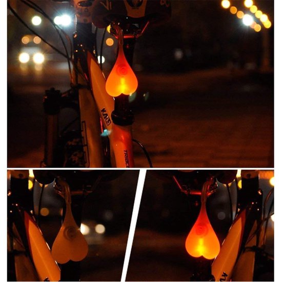 Bike Balls Fietsverlichting - Rood Achterlicht - Merkloos