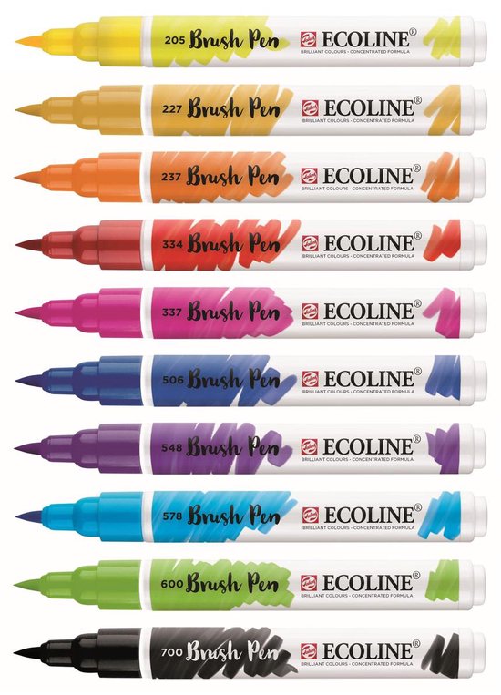 Talens Ecoline 10 Brush Pens