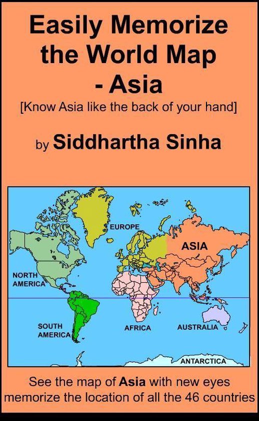 Easily Memorize the World Map - Asia - cover