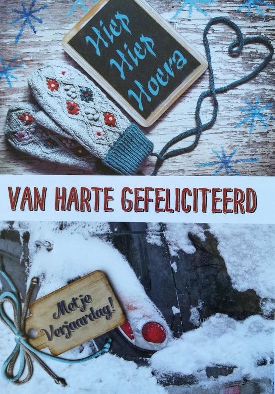 Bol Com Verjaardagskaarten Set Van 20 Winter Lente Zomer Herfst Gefeliciteerd Sneeuw