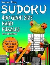 Famous Frog Sudoku 400 Giant Size Hard Puzzles