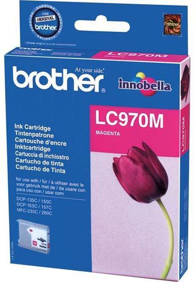 Brother LC-970MBP inktcartridge 1 stuk(s) Origineel Magenta