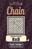 Chain Sudoku - 200 Hard Puzzles 8x8 (Volume 4)