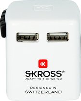 Skross - Reisstekker World Travel USB oplader