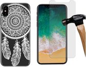 MP Case screenprotector PLUS Gratis Spring back cover voor Apple iPhone X