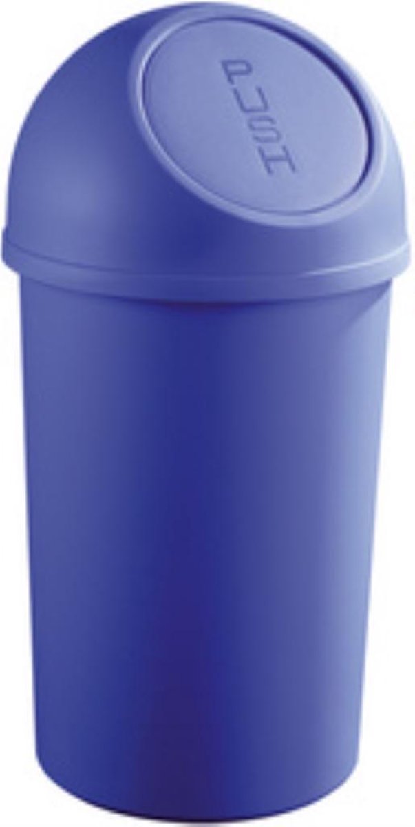 Goedkoopste HELIT Afvalbak klapdeksel - 45 liter - Kunststof - Lichtgrijs - dxh 400x700 mm