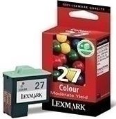 Lexmark No.27 Moderate Use Color Print Cartridge BLISTER inktcartridge
