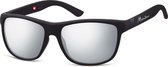 Montana MS312E - Zonnebril -New Wayfarer style - Zwart en Blauw - Lensbreedte 56 mm