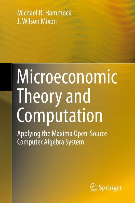 Economics and Finance (R0) - Microeconomic Theory and Comput ... - cover