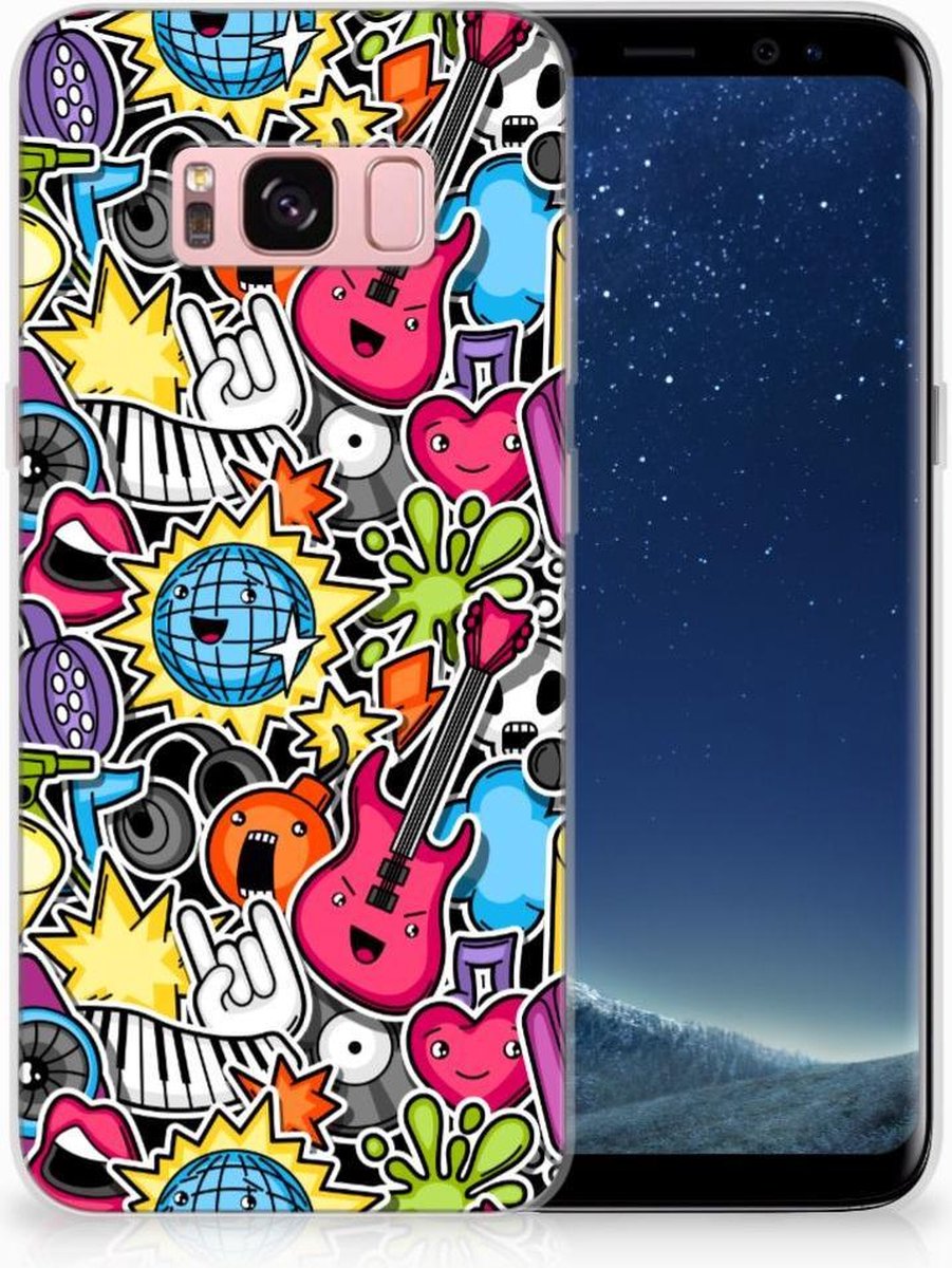 Samsung Galaxy S8 Silicone Back Cover Punk Rock