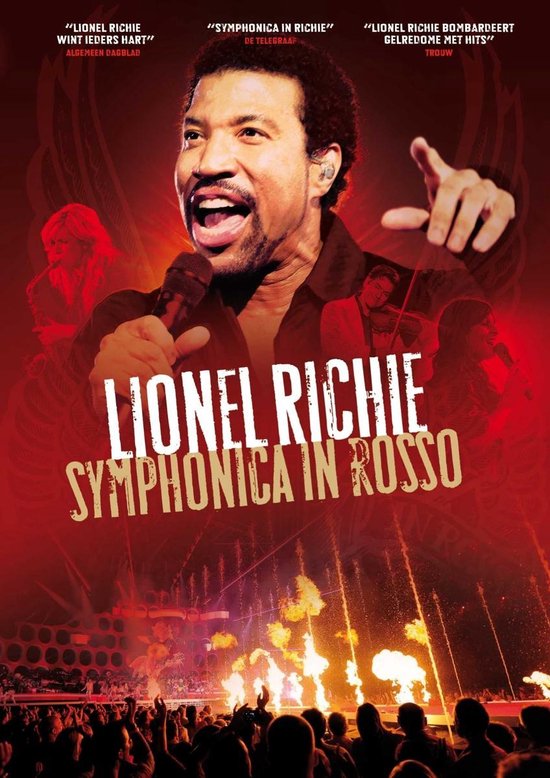 Cover van de film 'Lionel Richie - Symphonica In Rosso'