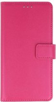 Hoesje Geschikt voor de Nokia 2 - Kaarthouder Book Case Telefoonhoesje - Roze