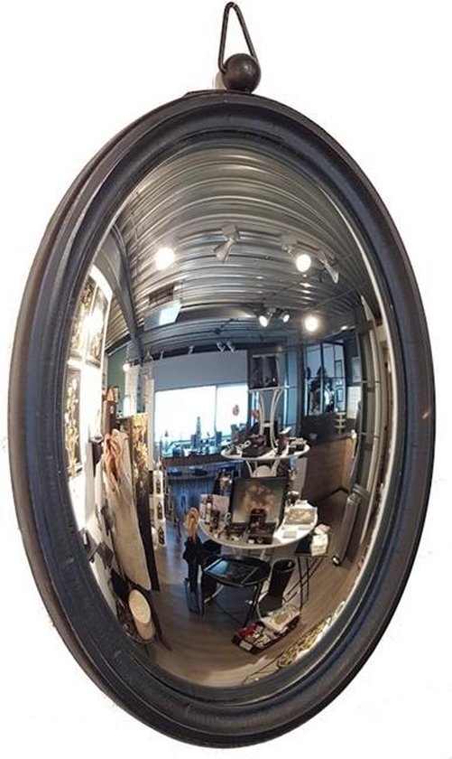 Spiegel - ovaal - 63x40x5cm - Butler spiegel - Bol spiegel | bol.com