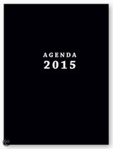 Agenda/notitieboek 2015 zwart