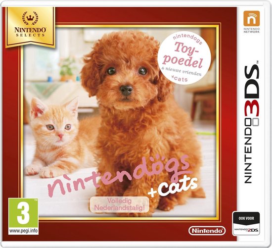 Nintendogs + Cats, Toy Poedel & Nieuwe Vrienden (Select) - 2DS + 3DS