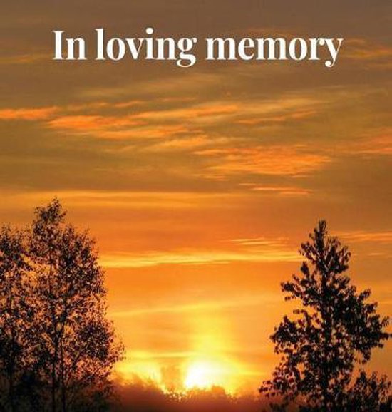 Memorial Guest Book (Hardback cover) - cover