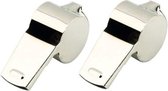 Voetbal fluit, Scheidstrechterfluit - 2 stuks