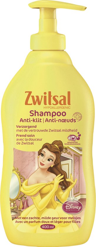 Zwitsal Meisjes Anti-Klit Shampoo Disney Prinses - 400 ml - Kinderen
