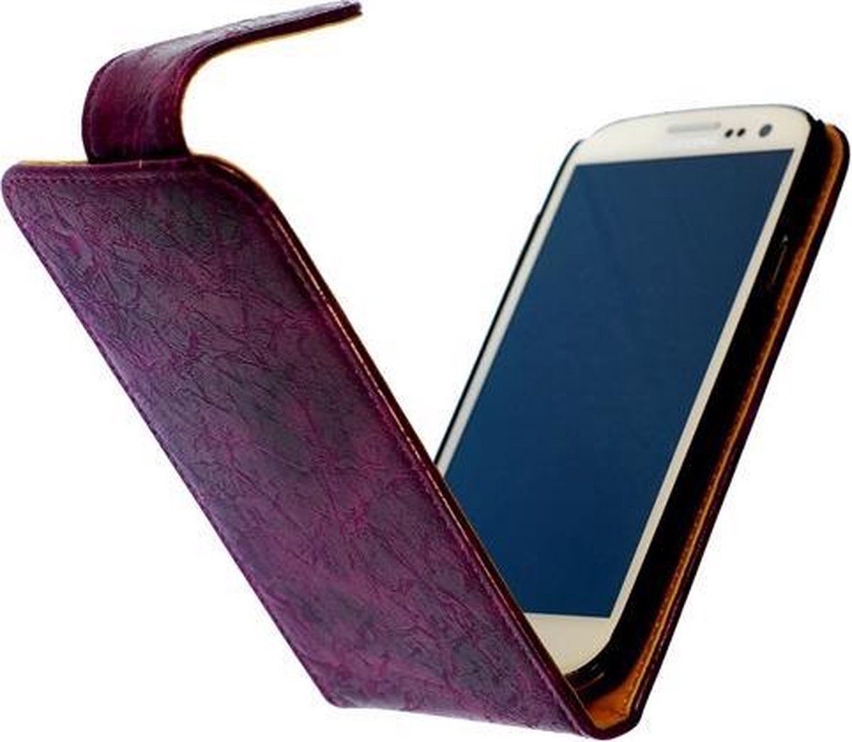 Bestcases Vintage Lila Flipcase Nokia Lumia 625