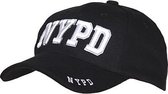 Fostex Garments - Baseball cap NYPD (kleur: Zwart / maat: NVT)