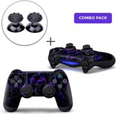 Dark Matter Combo Pack - PS4 Controller Skins PlayStation Stickers + Thumb Grips
