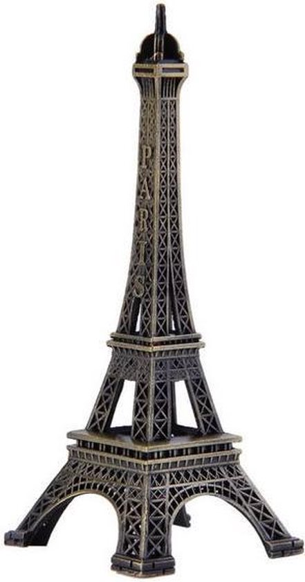 2 stuks Metalen Eiffeltoren 10 cm