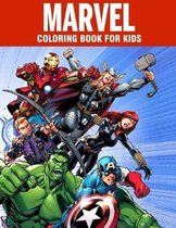 MARVEL coloring book for kids: Super Heroes illustrations for boys and girls (age 3-10) Avangers