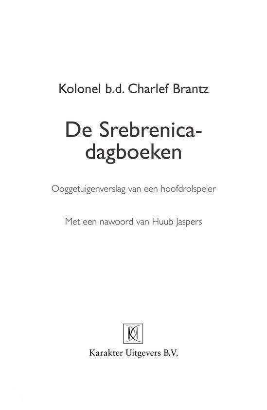 De Srebrenica-dagboeken