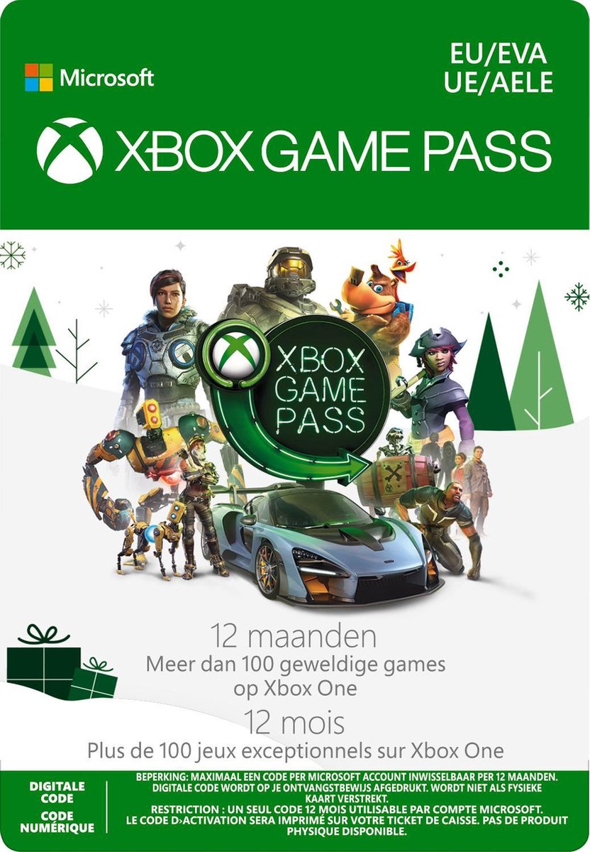 Microsoft Xbox Game Pass - 12 Maanden Abonnement - Xbox One (max. 1 p.p.) |  bol