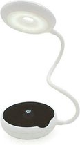 USB LED multifunctionele flexibele draagbare bureaulamp (wit/zwart)