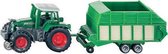 Siku Tractor met Hooilaadwagen