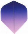 Afbeelding van het spelletje 5 sets (15 stuks) Ruthless R4X Standard Darts Flight Clear Blue Pink Fade