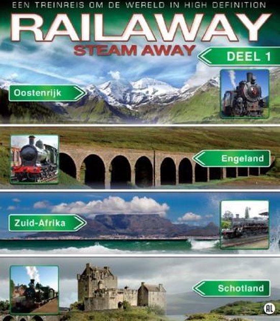 Cover van de film 'Rail Away - Steam Away 1'