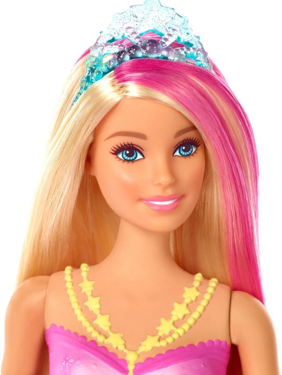 barbie dreamtopia twinkelende lichtjes zeemeermin barbiepop bol com
