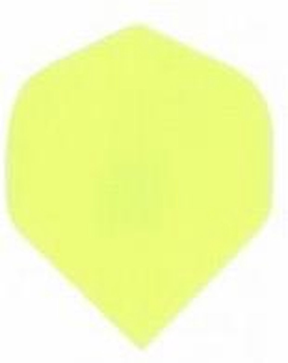 Poly Flights Standaard Fluro Yellow Set Ã 3 stuks