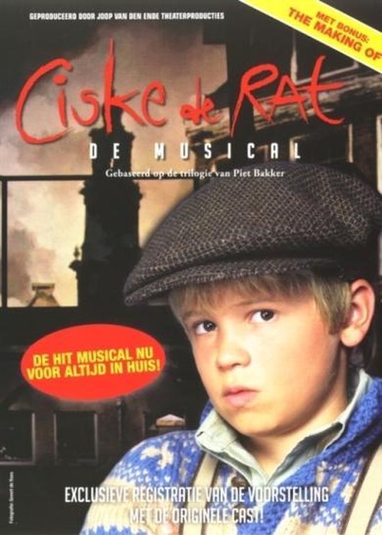 Cover van de film 'Ciske De Rat - De Musical'