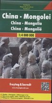 China - Mongolei 1 : 4 000 000 / Autokarte