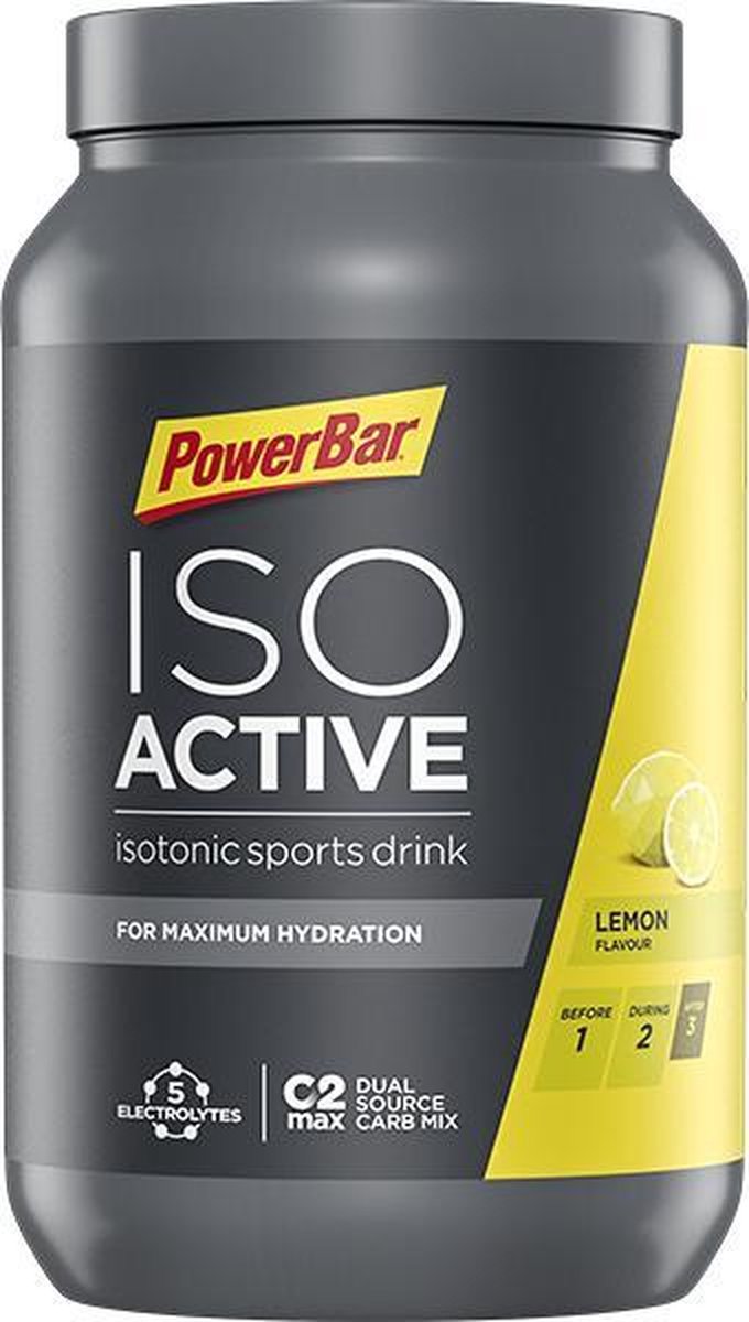 Goedkoopste Powerbar sportdrank | Iso Active | Lemon | 1320 gram - 20 liter