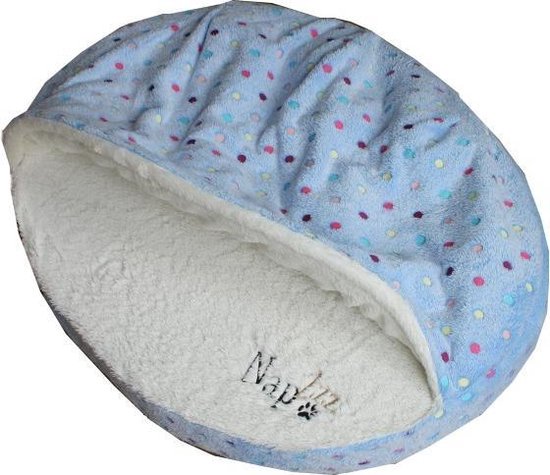 Napzzz Cuddle Cave Dotz - Blauw 63x43 cm